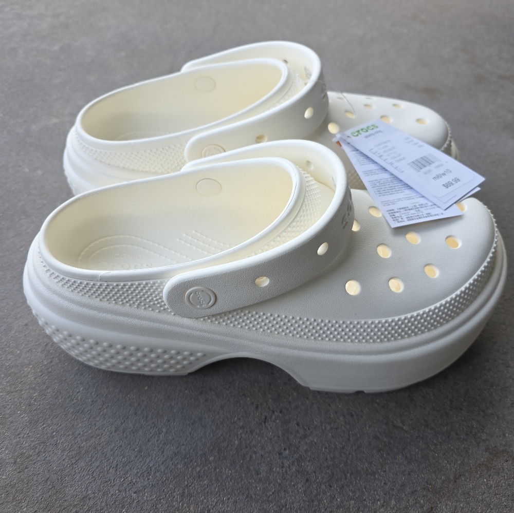 NWT Crocs Stomp Platform Clogs - Picture 2 of 7